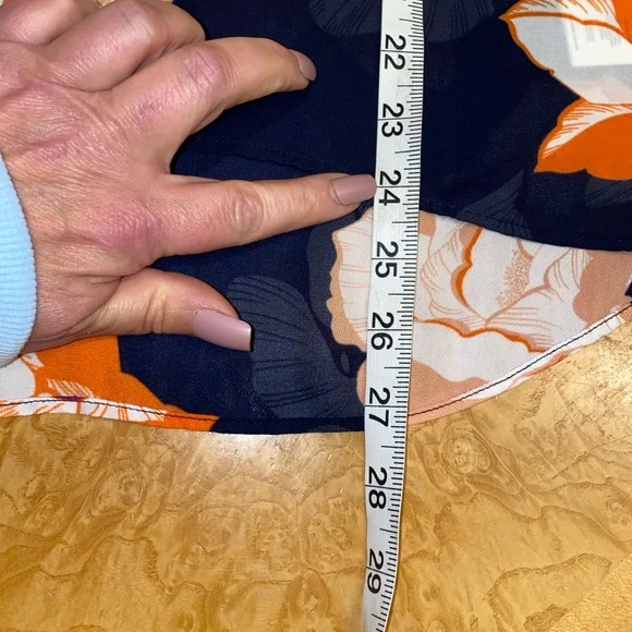 CAbi Floral High Low Cap Sleeve Tank Top Size XS Style 5030 - Picture 7 of 11